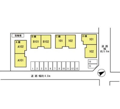 【区画図】 | パークハイム向陽 | ☆神戸市垂水区　パークハイム向陽☆