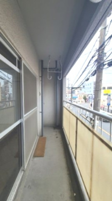 【バルコニー】 | ハイツサンライズ | ☆神戸市垂水区　ハイツサンライズ☆