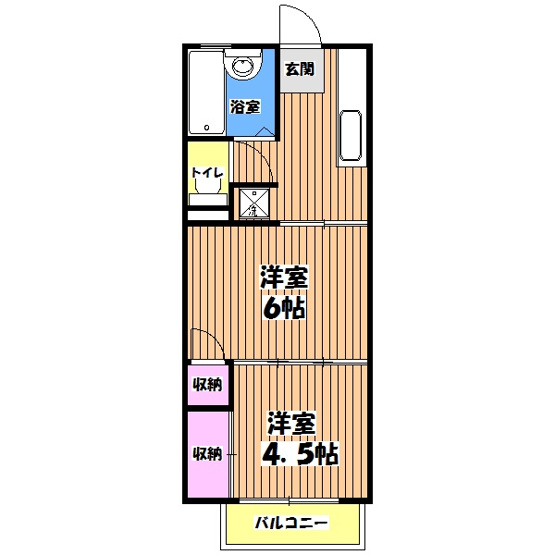 【間取り】 | コージーハウス真野 | ※反転タイプ