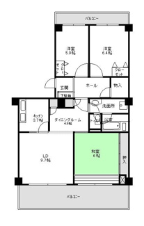 【間取り】 | 志木ニュータウン中央の森参番街8号棟