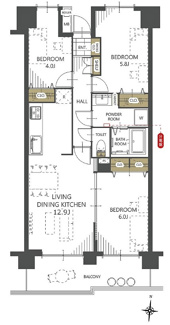 【間取り】 | 浦和南パーク・ホームズ