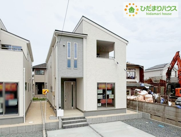 郡山市亀田２丁目第２　新築戸建　3号棟の外観|資料請求やご案内も即日対応いたします♪同じ施工例の物件見学も可能です！