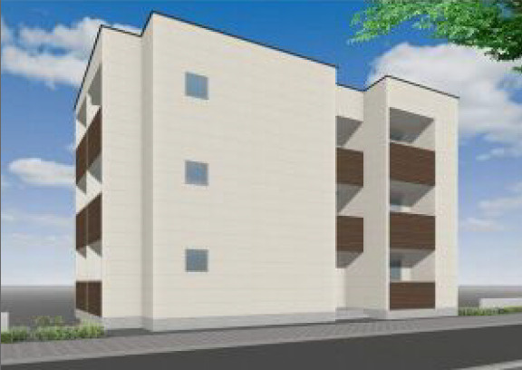 (仮称)ジーメゾン神戸ヴェルデの外観パース