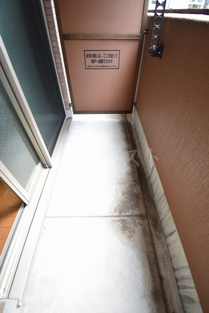 ヒズ・イマージュ北浜のバルコニー