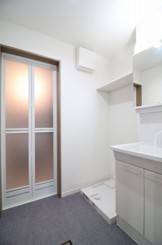 CLOVER津福の洗面所|コンパクトで使いやすい洗面所