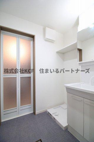 CLOVER津福の洗面所|コンパクトで使いやすい洗面所