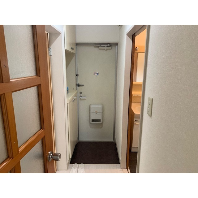 グリーンハイツ島野の玄関|シンプルで使いやすい玄関です