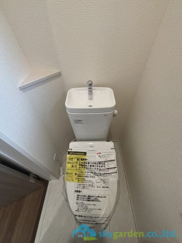 小田原市扇町　新築戸建　全1棟1号棟のトイレ