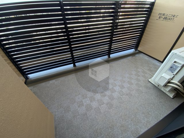 Luxe布施東2のバルコニー