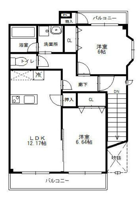エクセレント・ハウスⅡの間取り