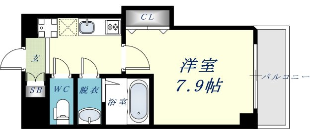 LUXE長田の間取り