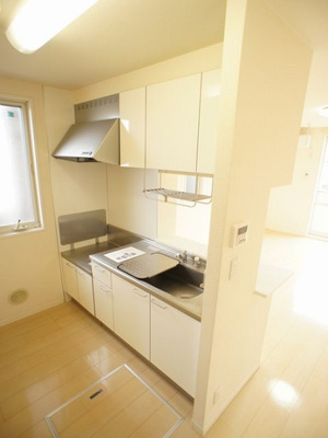 【キッチン】 | ボン・シャンスA | 対面キッチンで利便性が良いです♪