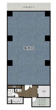 ブルーク長堀橋ビルの間取り