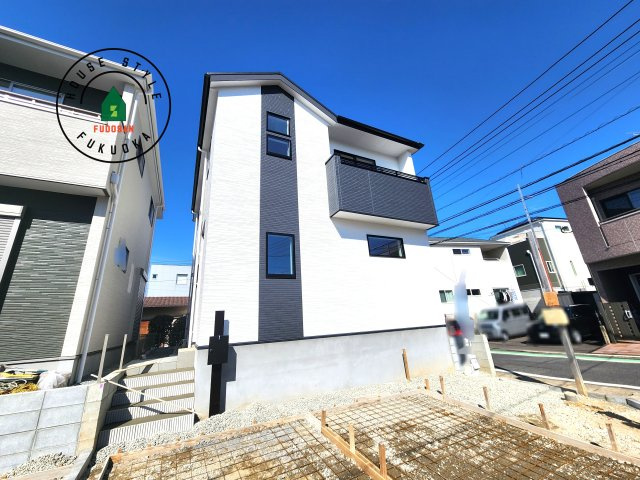 福岡市屋形原1丁目第2-2棟(2号棟)の外観|デザイン性のある外観です。