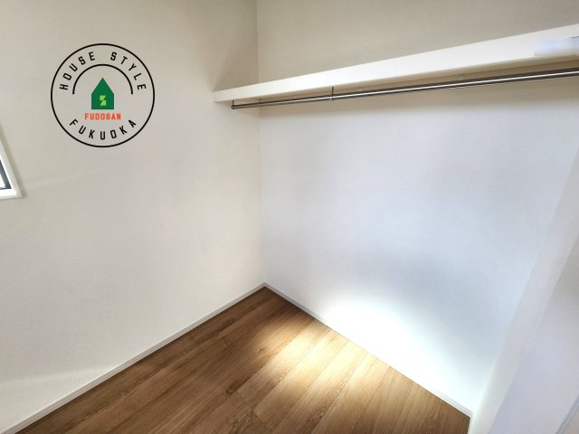 福岡市屋形原1丁目第2-2棟(2号棟)の内観：施工例|大きなスペースがあり、収納には困りません。