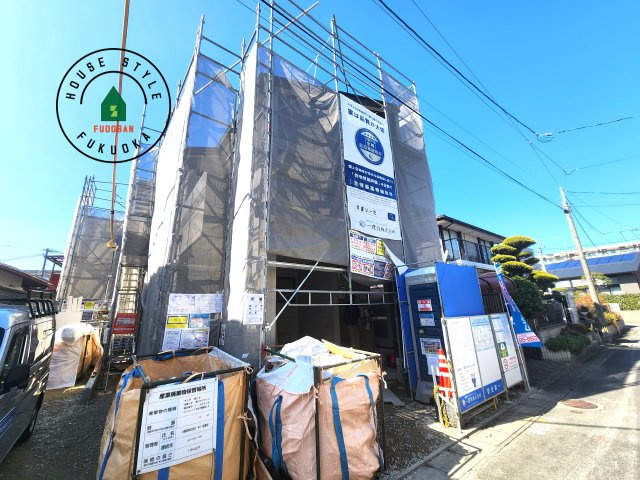 福岡市早良区飯倉3丁目第20-2棟（1号棟）の外観|デザイン性のある外観です。