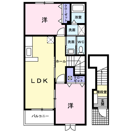 【間取り】 | パークヒルハイツB