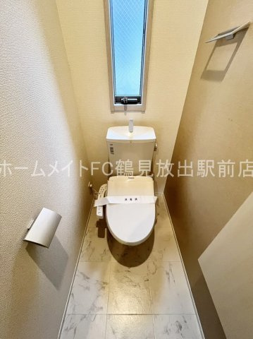 東大阪市稲田新町１丁目のハイツのトイレ