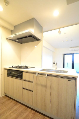 【キッチン】 | ステージグランデ台東根岸アジールコート | コンパクトなキッチンで掃除もラクラク