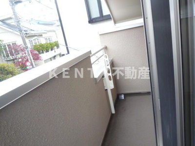 【バルコニー】 | デザインコート旗の台 | お洗濯にも便利なバルコニー付き