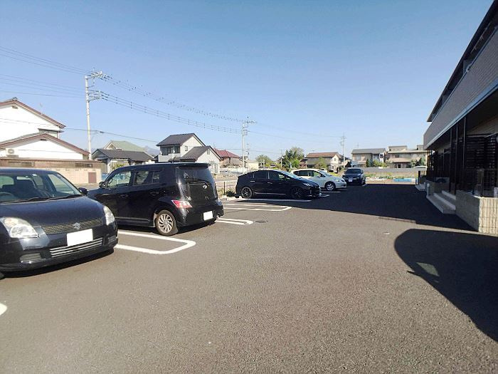 アロッジオ城川の駐車場|高崎、前橋、伊勢崎エリアのお部屋探しはエンドスケープまで！お客様の理想お聞かせ下さい♪
