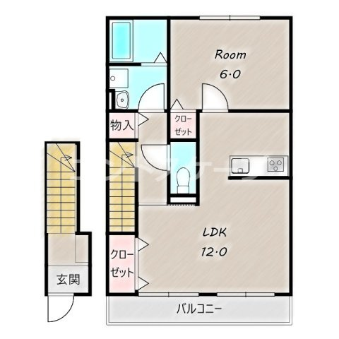 アロッジオ城川の間取り|高崎、前橋、伊勢崎エリアのお部屋探しはエンドスケープまで！お客様の理想お聞かせ下さい♪