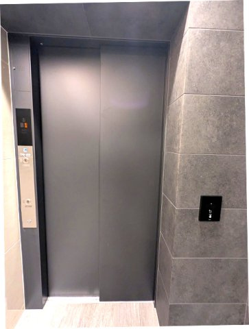 LEFOND PROGRES上野御徒町の設備|タッチキーで作動するセキュリティエレベーター、外部者利用出来ないセキュリティです