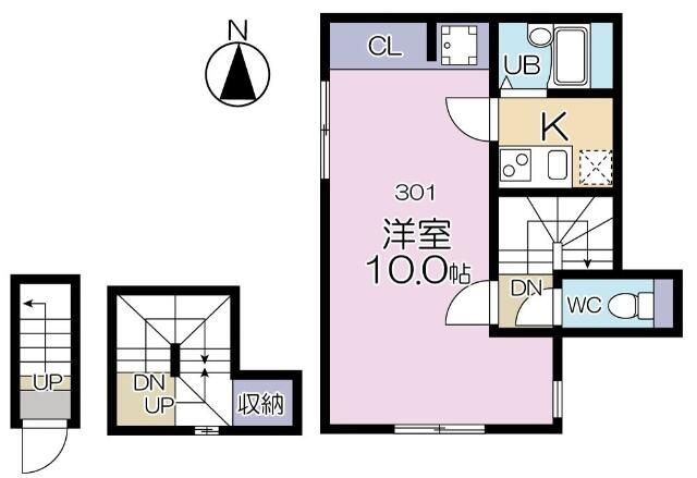 大山フラッグの間取り