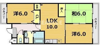 【間取り】 | ネオグランドール伏見