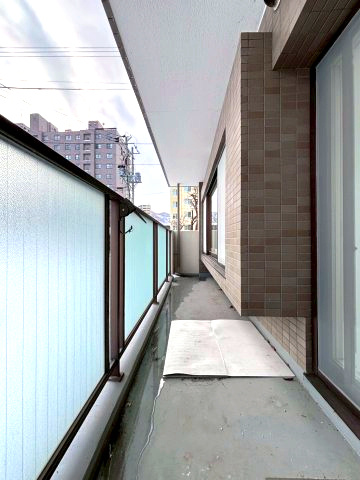 パークハイム旭ヶ丘のバルコニー