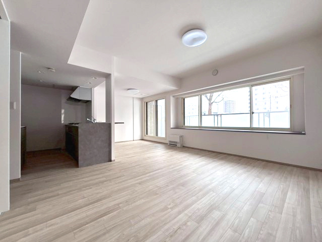 パークハイム旭ヶ丘の居間・リビング