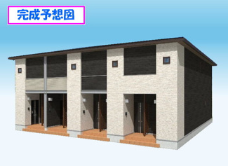 【外観パース】 | Ｋ．Ｆ．Ｋ．アルバ　ｔｗｏ