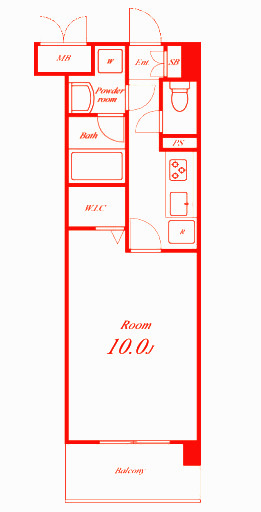 Clochette　Nakamotoの間取り