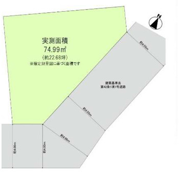 アンビエンテ東金町の区画図