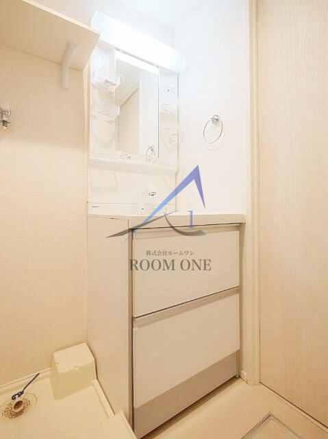 ハーモニーテラス三園の洗面所|洗面台です。