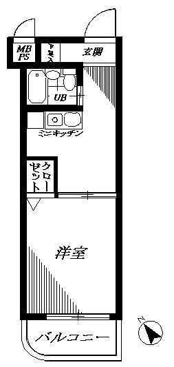 パーソネージュ氷川台の間取り