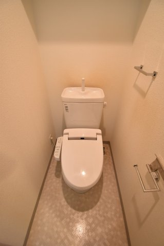 大阪市中央区南新町２丁目の賃貸マンションのトイレ