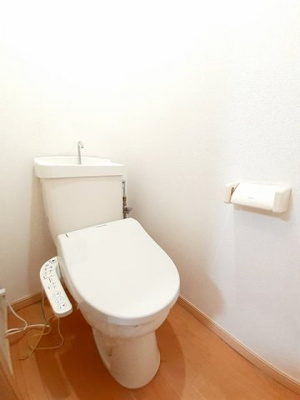 【トイレ】 | キャッスル神田川 | 落ち着いた色調のトイレです