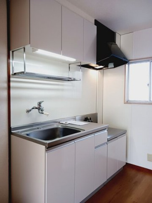 【キッチン】 | ハイツオチアイ | きれいなキッチンです