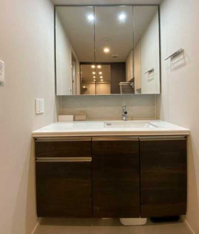 ザ・パークハウス駒沢レジデンス　築浅　分譲賃貸　テラスの洗面所