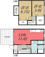 【間取り】 | 紅谷タウンハウス　A