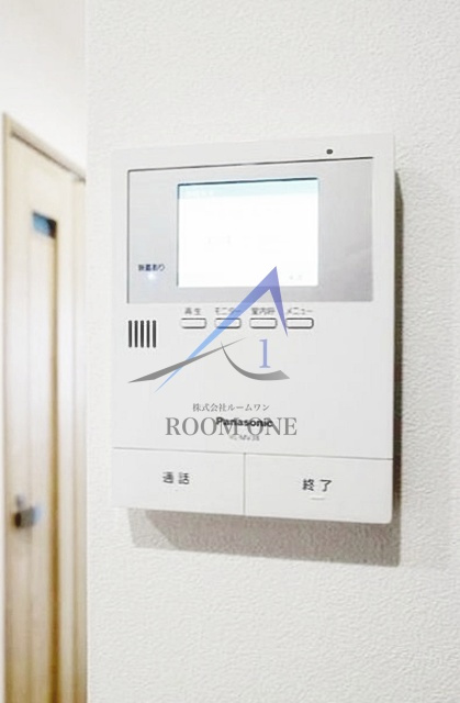 アパート・デュオのセキュリティ|モニター付きインターホンです。