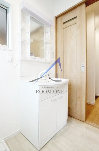 アパート・デュオの洗面所|洗面台です。