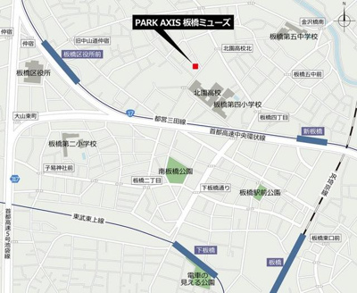 【地図】 | パークアクシス板橋ＭＵＳＥ