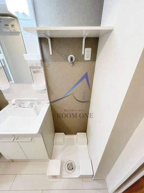 ルノン谷在家の設備|洗濯機置き場です。