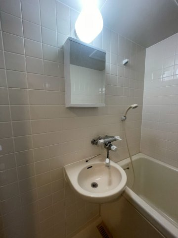 ソレアードトレスなんばWESTの洗面所