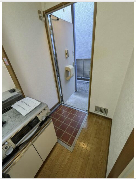 サンハイツの玄関