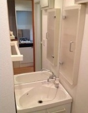 ペレール大井町の洗面所|洗面台です。