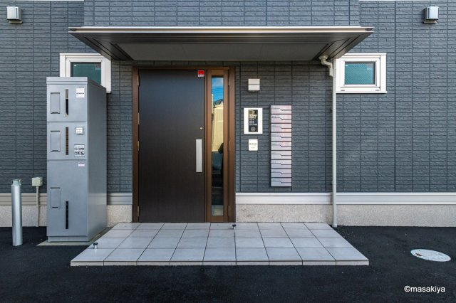 ライフコア南俣のエントランス