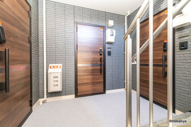 ライフコア南俣のエントランス